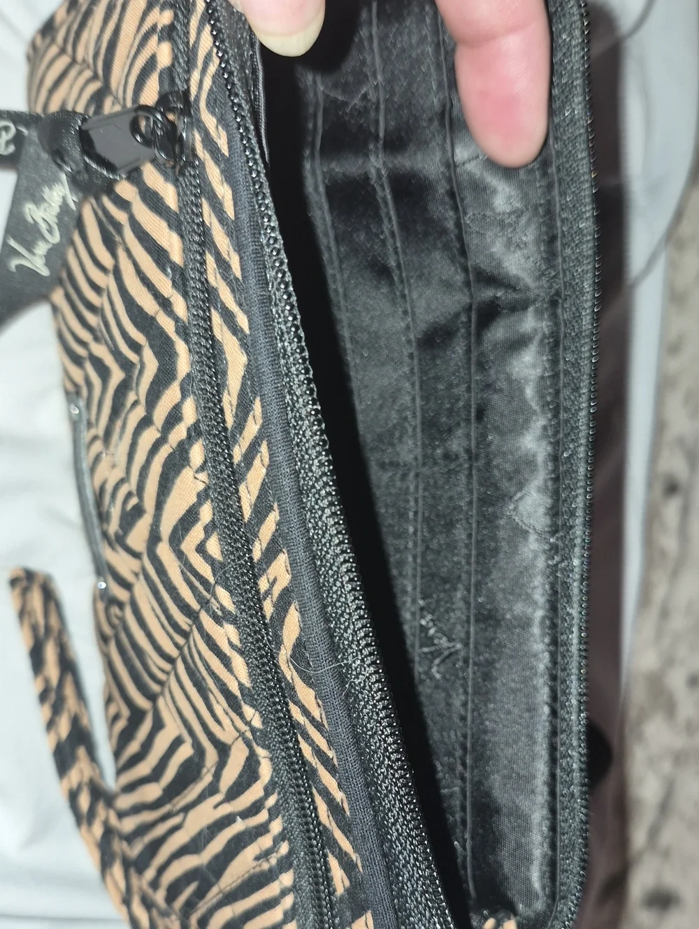 Vera Bradley Wristlet Wallet In ZEBRA.